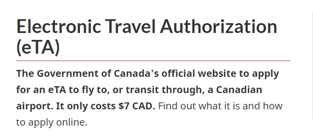 Electronic Travel Authorization (eTA): Nuevo Requisito para Viajar a Canadá por Vía Aérea - Foro USA y Canada