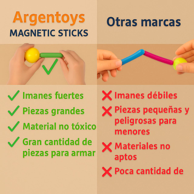Magnetic Sticks en uso