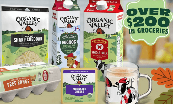 Win Organic Valley Prizes in the Thanksgiving Sweepstakes, Ends 11/13 Win Organic Valley Prizes in the Thanksgiving Sweepstakes, Ends 11/13