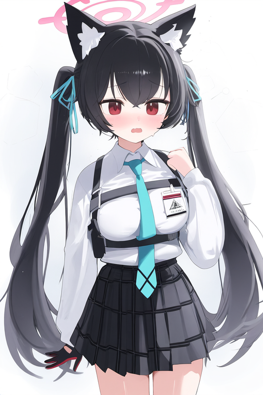 1girl, serika, hoshino cosplay, blue archive, mikozin, NDGD, ohlia, {kobayashi r s-1659550926