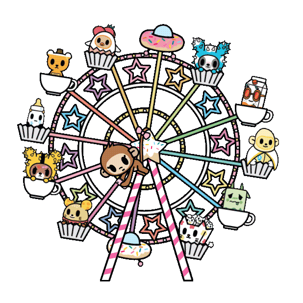 Tokidoki ferris wheel GIF