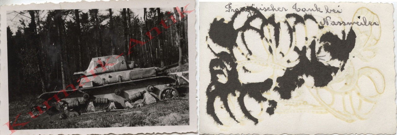 Frankreich Beute Panzer Name Mordant in Naßweile