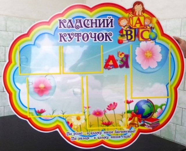 Сучасний підхід до оформлення класу: ідеї для куточків НУШ