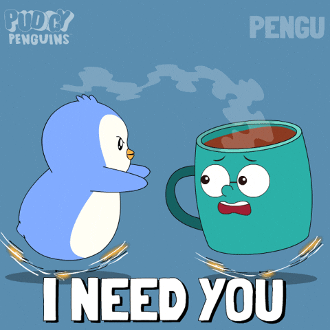 Tired-Good-Morning-GIF-by-Pudgy-Penguins