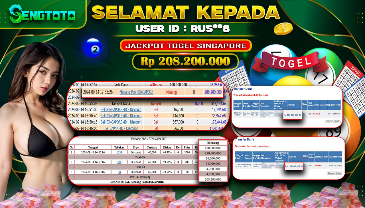 BUKTI PEMBAYARAN TOGEL SINGAPORE