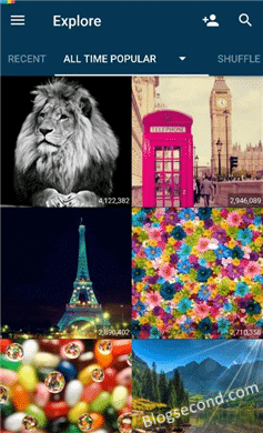 Gambaran dari Aplikasi Wallpaper Backgrounds HD di Android