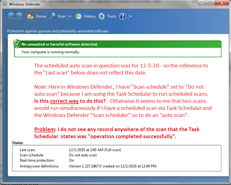 PIC-3 - Question - Where can I find documentation of the scheduled scan in the Task Scheduler