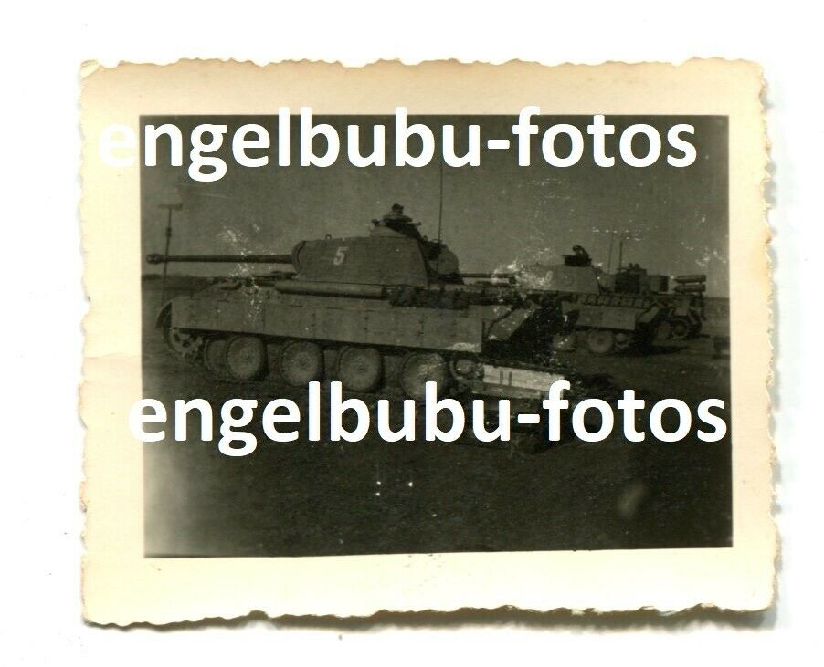 FOTO - PANZER - Panzer V - “PANTHER“ - Kommandant - Zimmerit Nr.5 6 - RARITÄT 5