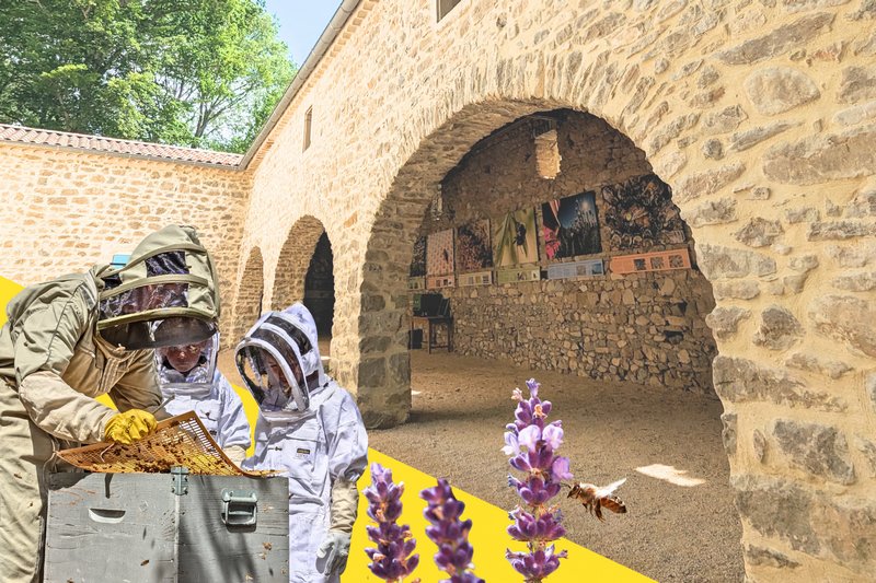La Ferme aux Abeilles à Lagorce, visite et miel d'Ardèche