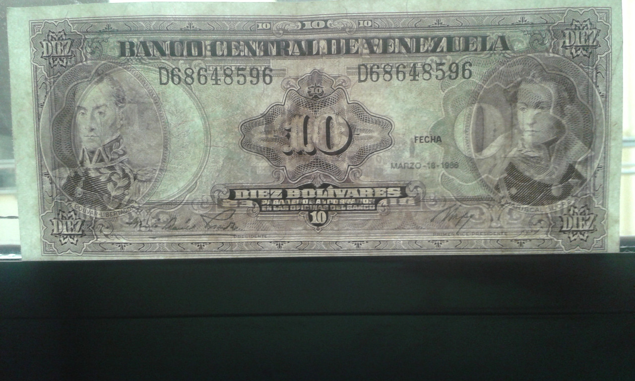 10 Bolívares (Marzo-18-1986). Venezuela. 20210416-071512
