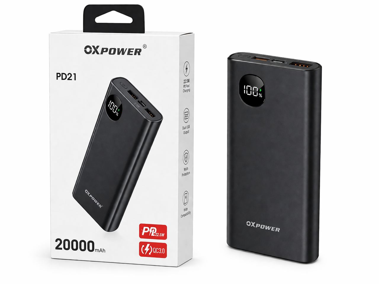 OXPOWER PD21 20000mAh Fast Charging Power Bank