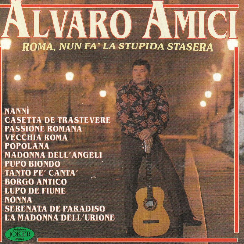 Alvaro Amici - Roma,nun fa la stupida stasera [Album] (2017) .flac