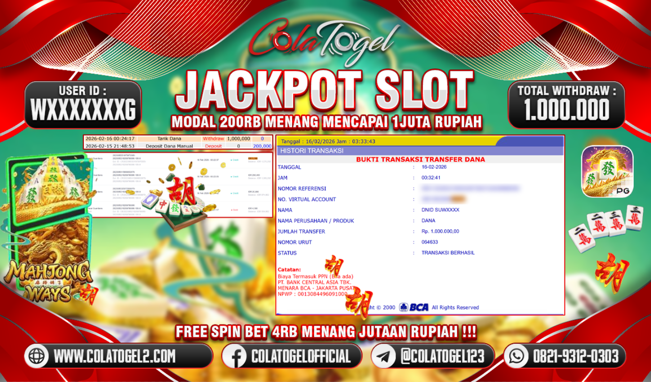 JACKPOT SLOT GACORR!!