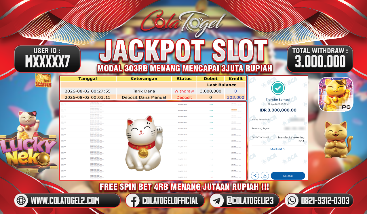 JACKPOT SLOT GACORR!!