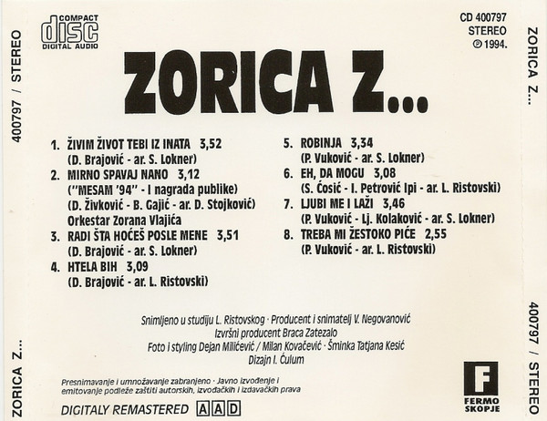 zadnja cd