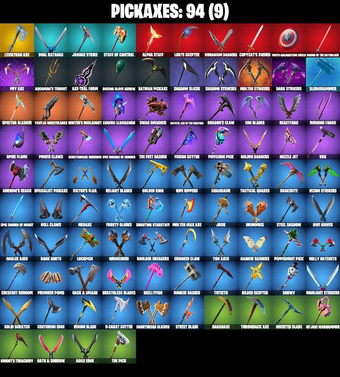 pickaxes comp
