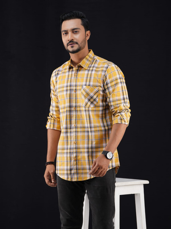 Mens Full Sleeve Check Shirt – Style, Comfort & Quality Combined!