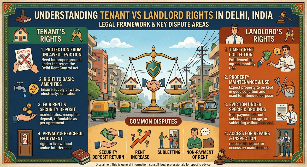 Tenant vs Landlord Rights in Delhi