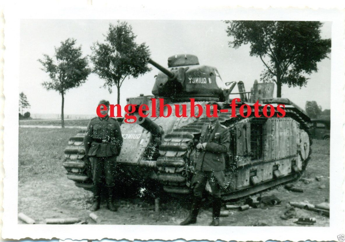 FOTO - FRANKREICH - PANZER - Französischer CHAR 