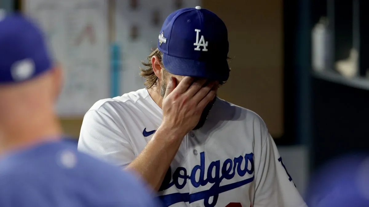 Clayton Kershaw avergonzado de su desempeño en Juego 1 de los Playoffs de la MLB