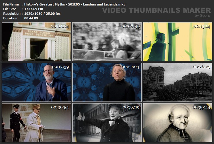 History's Greatest Myths - S01E05 - Leaders and Legends.mkv