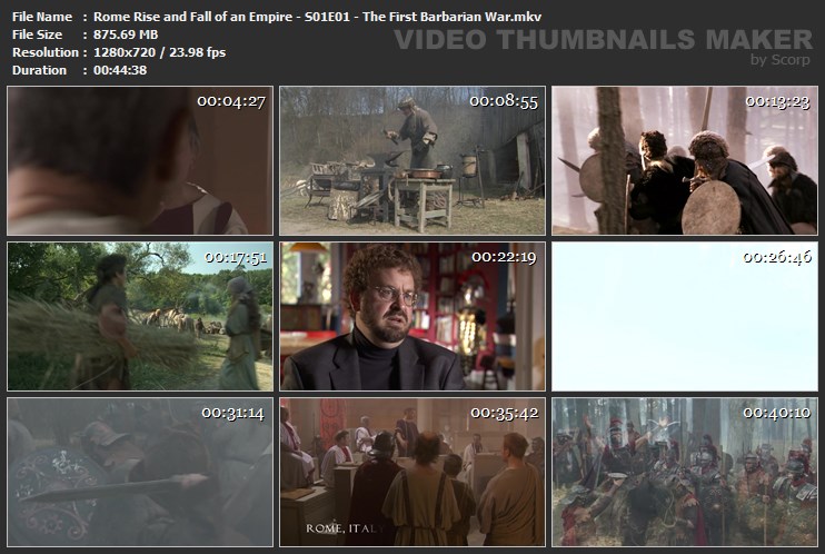 Rome Rise and Fall of an Empire - S01E01 - The First Barbarian War.mkv