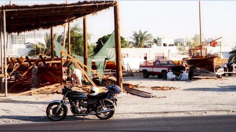 Tour durch Oman Suzi GS 850G März 2008