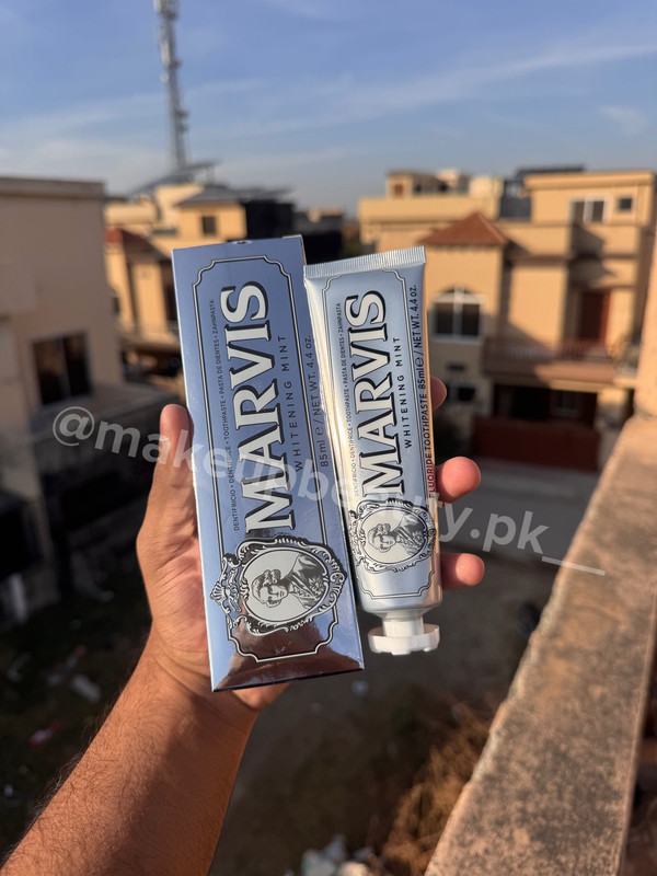 Marvis Whitening Mint Toothpaste 85 ML Full size.