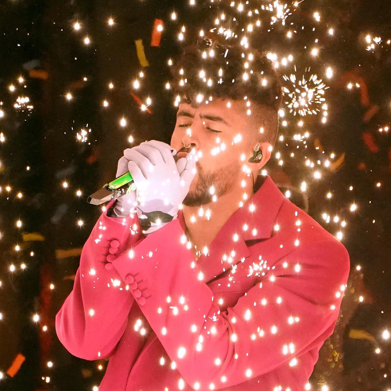 Abuelito se hace viral por cantar a todo pulmón en concierto de Bad Bunny