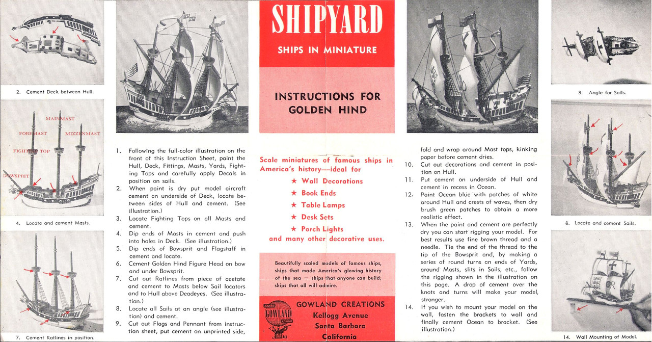Golden Hind Instructions 4