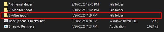 After Spoof Folder