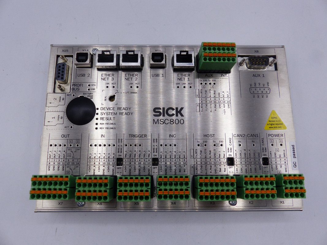 SICK MSC800-0000 1 040 571 MODULAR SYSTEM CONTROLLER