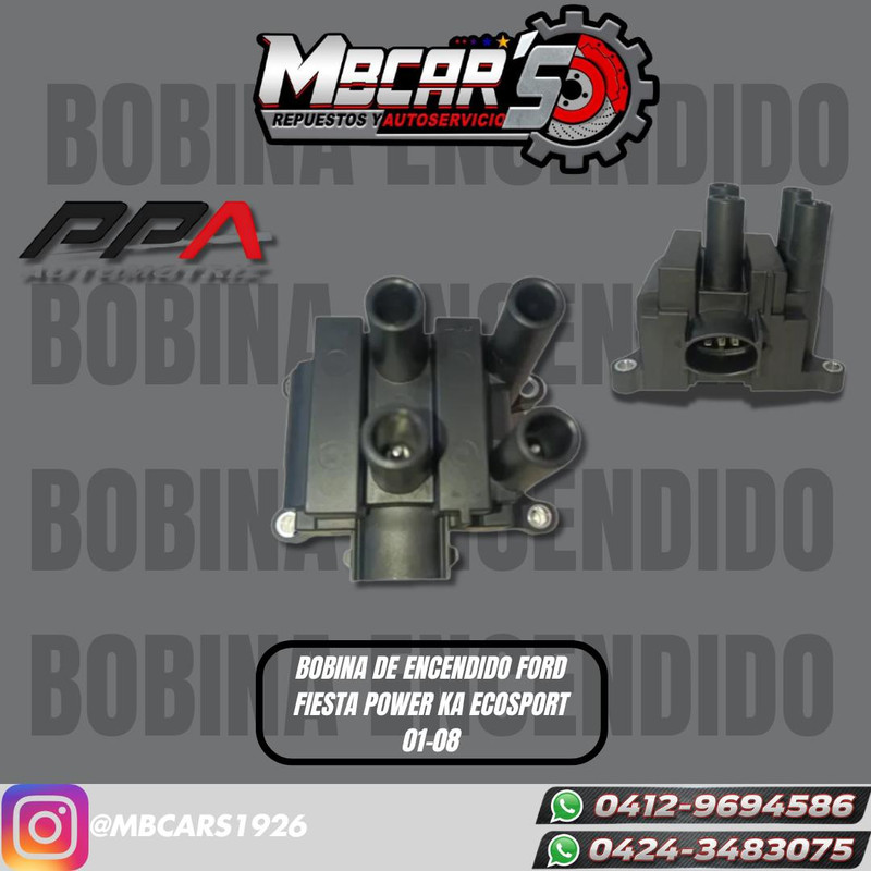 BOBINA DE ENCENDIDO FORD FIESTA POWER KA ECOSPORT 01-08 
