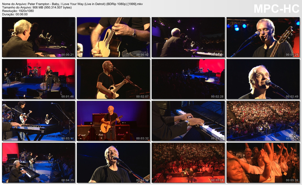 Peter Frampton - Baby, I Love Your Way (Live in Detroit) (BDRip 1080p) [1999]