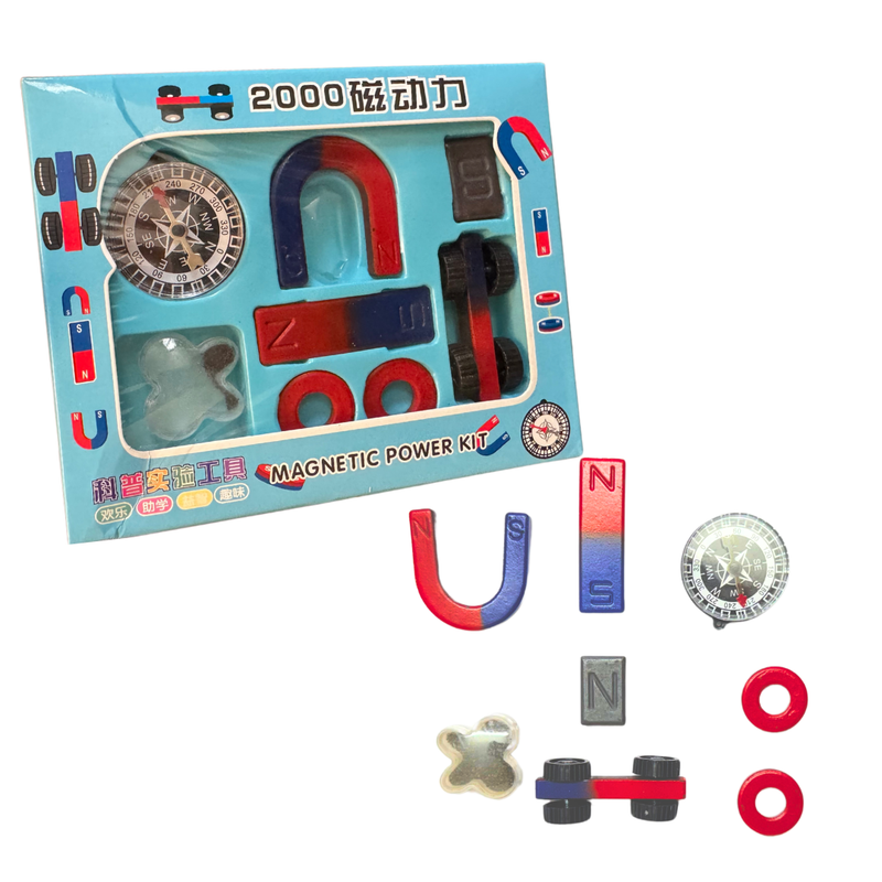 Magnetic Science Kit, Blue