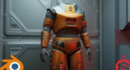 Sci-fi Armor with Blender and Substance Painter