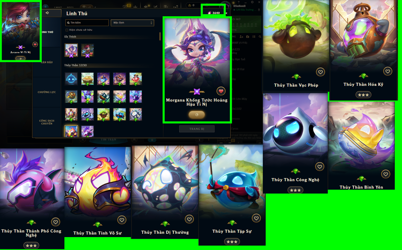 Acc DTCL # - Không Khung