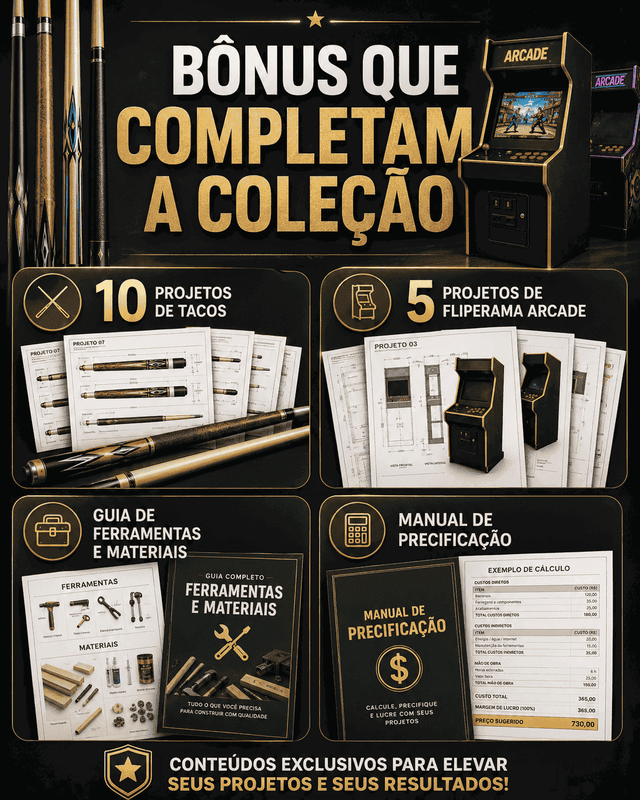 Projetos de Mesa de Sinuca