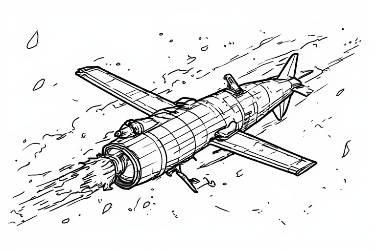Ukrainian-rocket-drone-Flaming-(16)