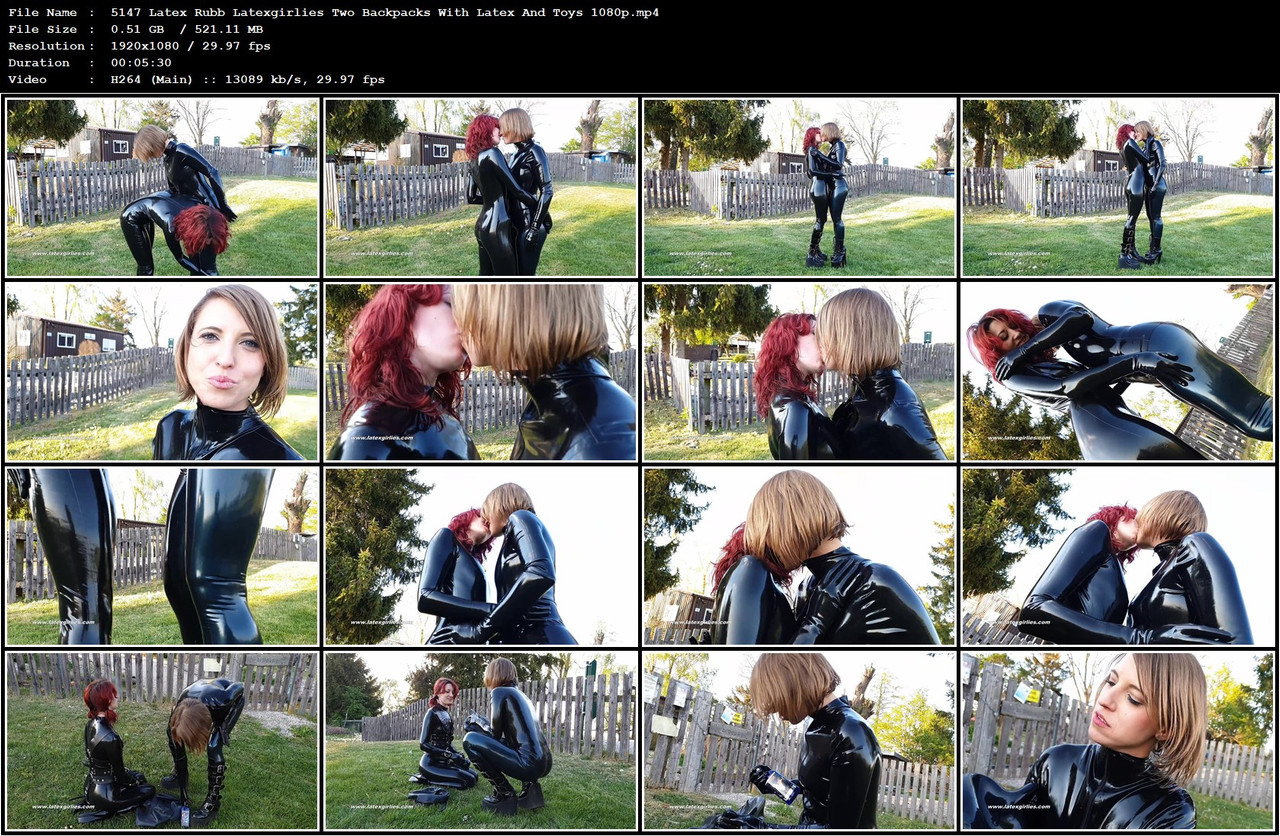 5147 Latex Rubb Latexgirlies Two Backpacks With Latex And Toys 1080p mp4