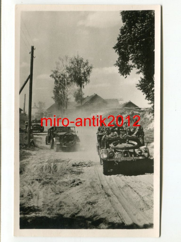 AK, Panzerjäger auf dem Weg zum Feind, Russland