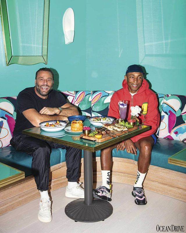 Pharrell Williams x David Grutman Photoshoot By RIOCAM For Ocean Drive Magazine