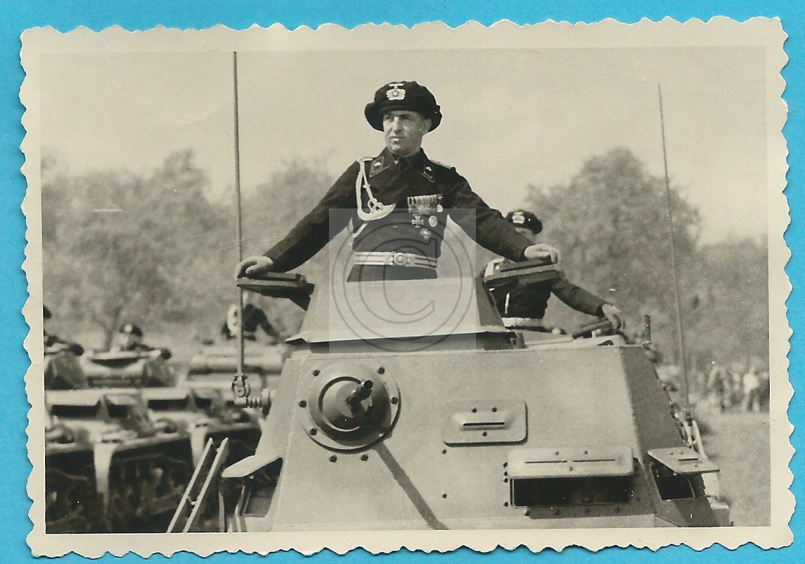 Panzer, Tank, Panzerkommandant, Schutzmütze, Ord