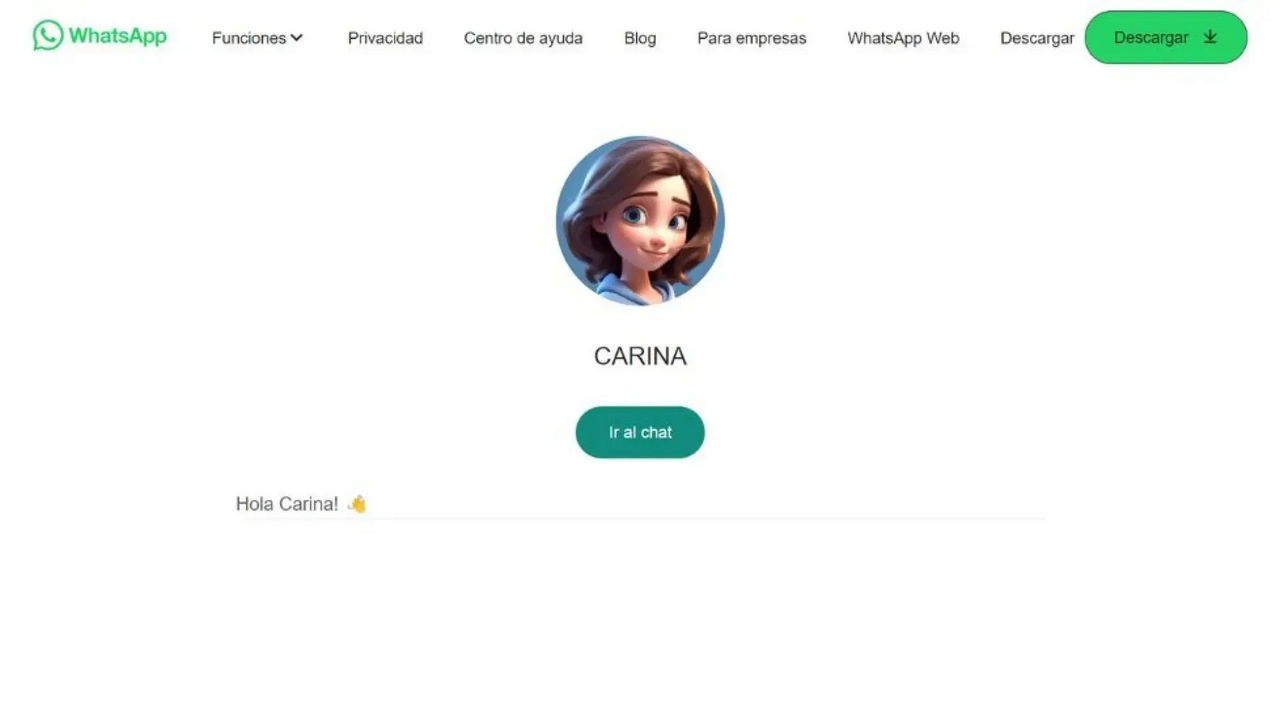 Carina IA: Todo sobre la nueva inteligencia artificial de WhatsApp
