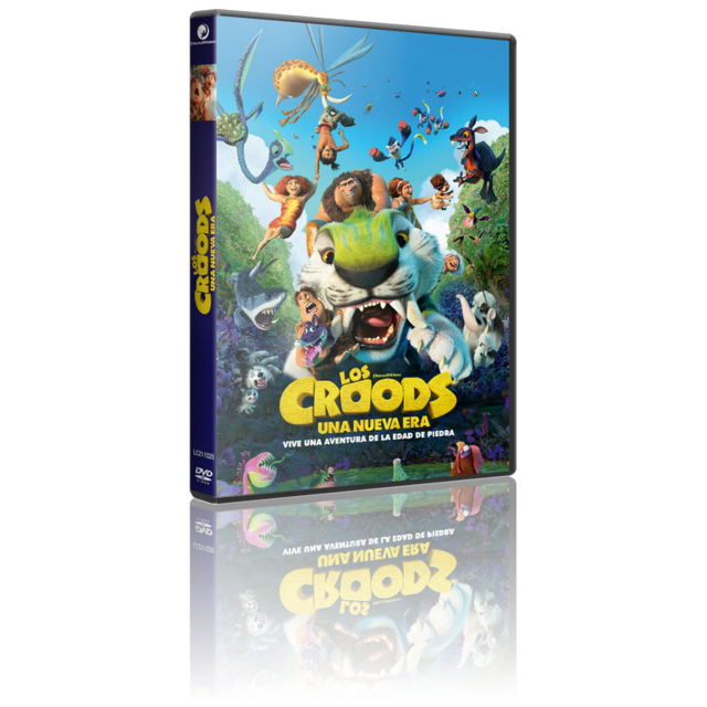 Portada - Los Croods, Una Nueva Era [DVD9 Full] [Pal] [Cast/Ing/Ára/Cat] [Sub:Varios] [Animación] [2020]