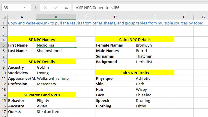 Summary-Sheet-Example