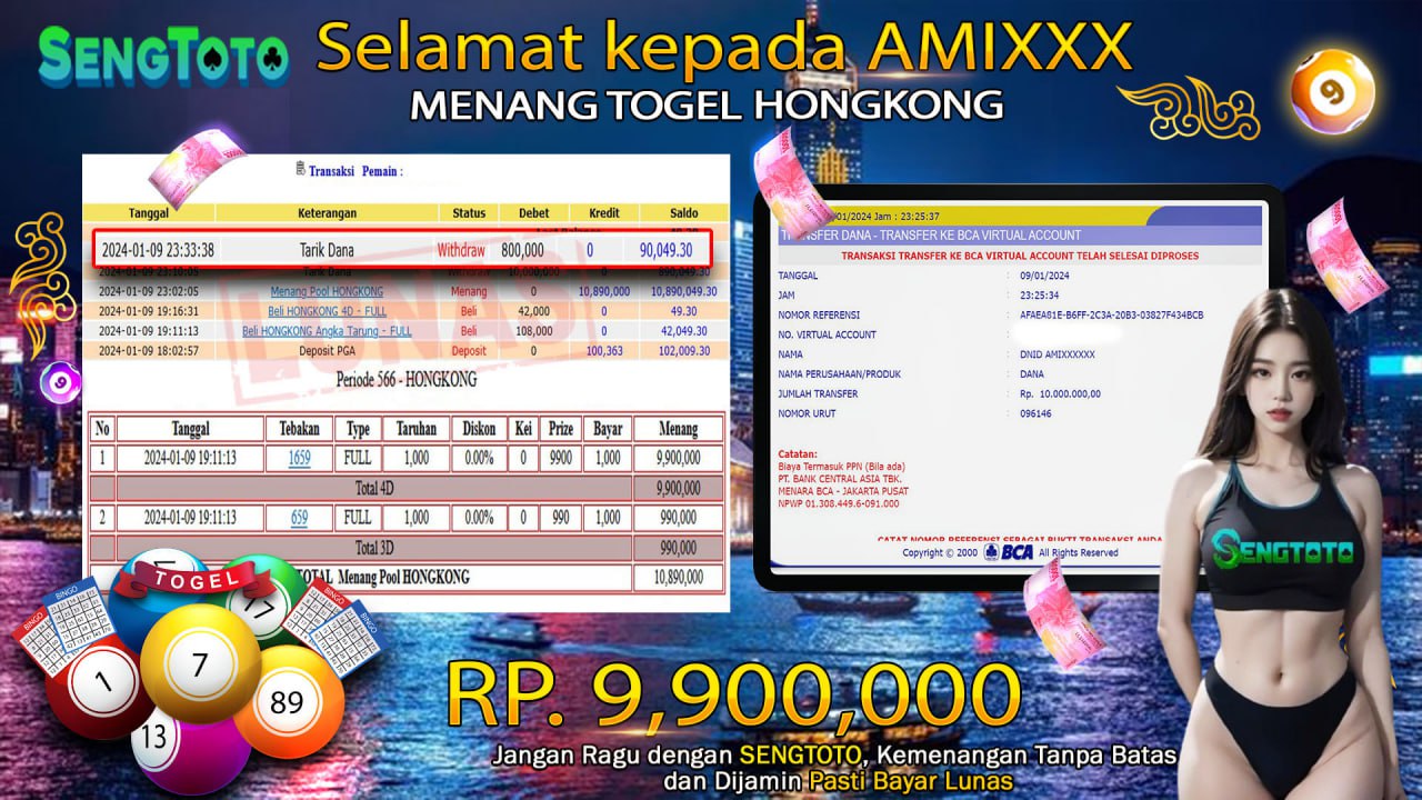BUKTI PEMBAYARAN TOGEL HONGKONG