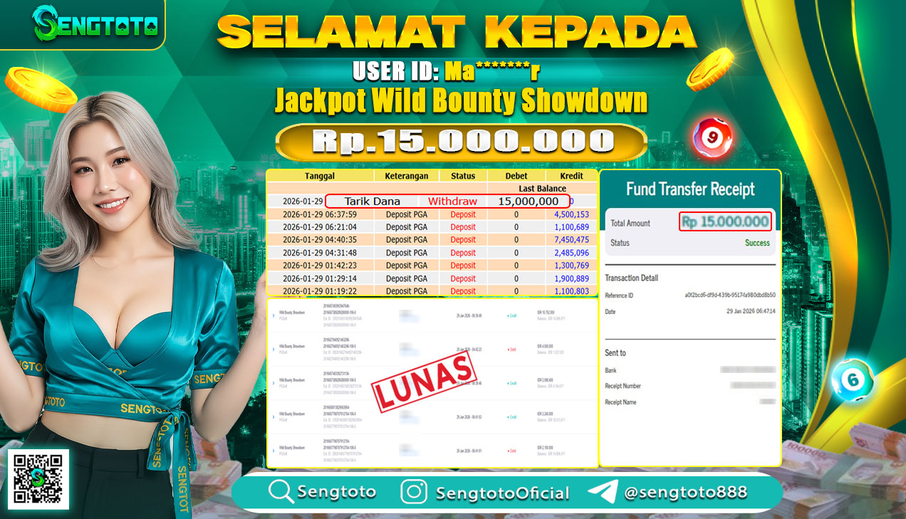 BUKTI PEMBAYARAN SLOT WILD BOUNTY SHOWDOWN