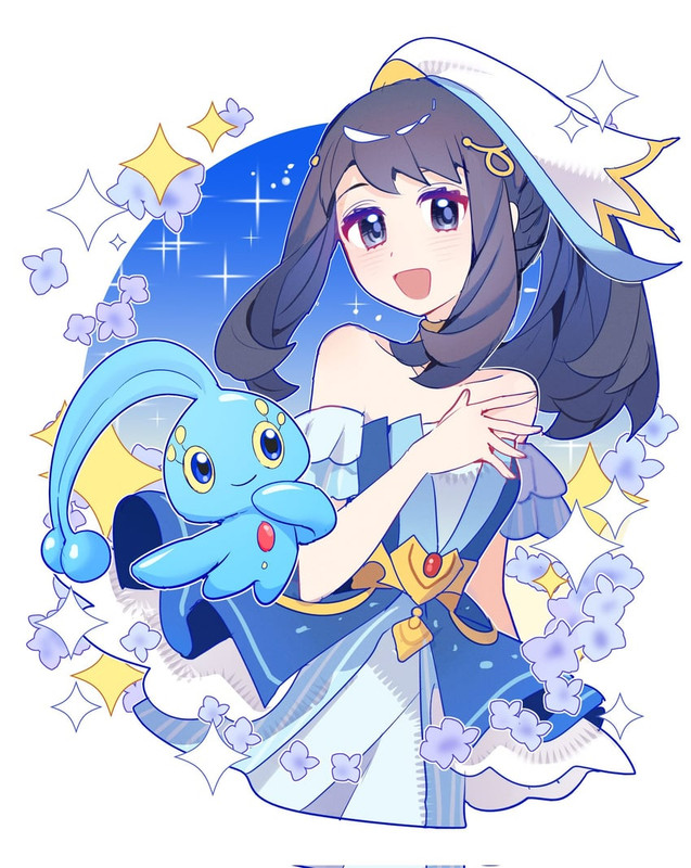 akari-and-manaphy-pokemon-and-1-more-dra