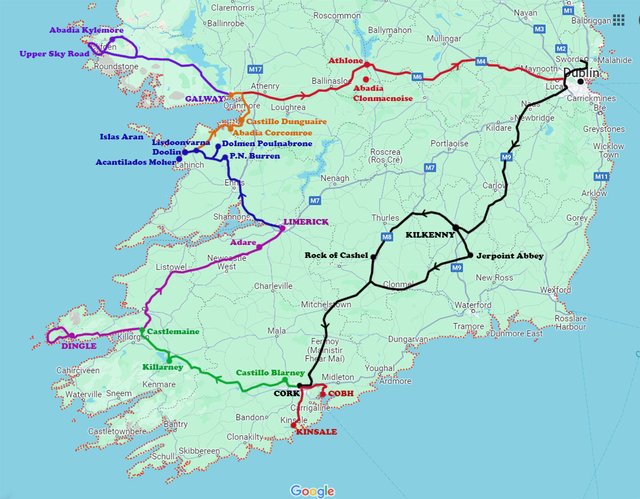 10 días por Irlanda en verano de 2024 - Blogs de Irlanda - Itinerario y cuestiones generales (1)